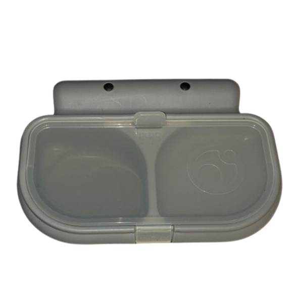 ORBIT BABT Gray Kids Snack Tray Container detachable - Picture 1 of 4